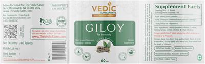 Giloy 250 mg label