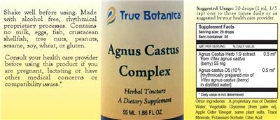 Agnus Castus Complex label