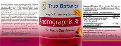Andrographis Rh label