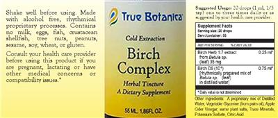 Birch Complex Cold Extraction label