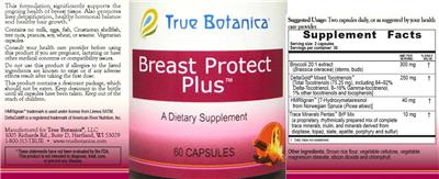 Breast Protect Plus label