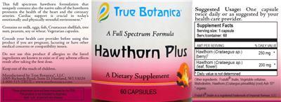Hawthorn Plus label