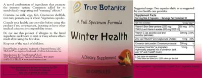 Winter Health label