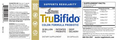 TruBifido label