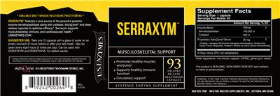Serraxym label