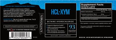 HCL-XYM label