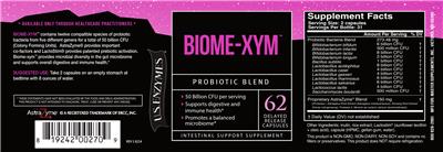 Biome-xym label