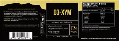 D3-XYM label