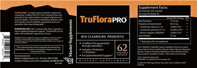 TruFloraPro label