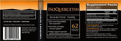 IsoQuercetin label