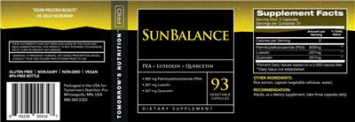 SunBalance label
