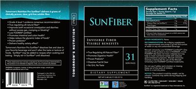 SunFiber label