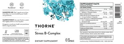 Stress B-Complex label