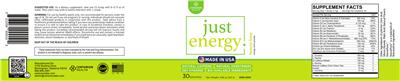 Just Energy Lemon Lime label