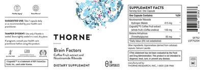 Brain Factors label