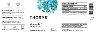 Vitamin B12 as Methylcobalamin label