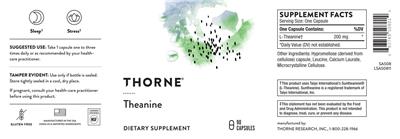Theanine label