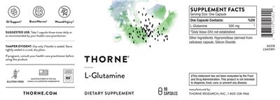 L-Glutamine label