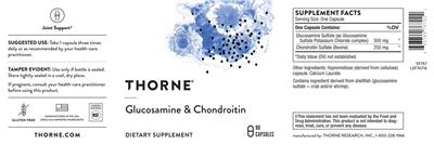 Glucosamine & Chondroitin label