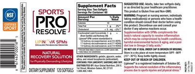 Lipinova SPMs label