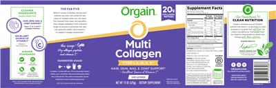 Multi Collagen Unflavored label