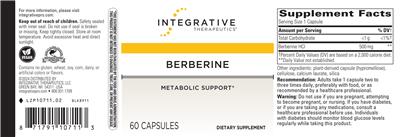 Berberine label