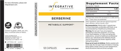 Berberine label