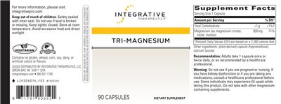 Tri-Magnesium label