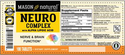 Neuro Complex label