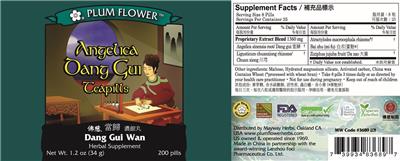 Angelica Dang Gui Teapills label