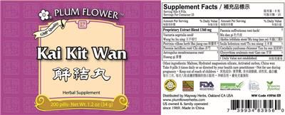 Kai Kit Wan label