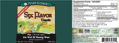 Six Flavor Teapills label