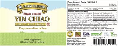 Sugar Coated Yin Chiao label