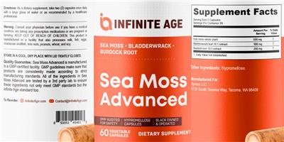Sea Moss Advanced label