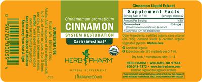 Cinnamon label