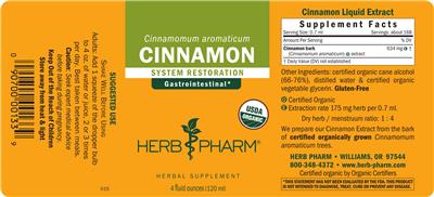 Cinnamon label