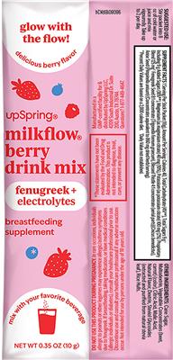 MilkFlow Delicious Berry Flavor label