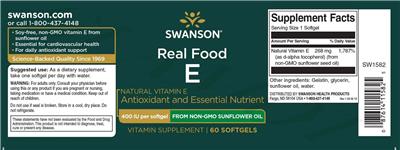 Real Food E label