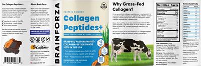 Collagen Peptides Unflavored label