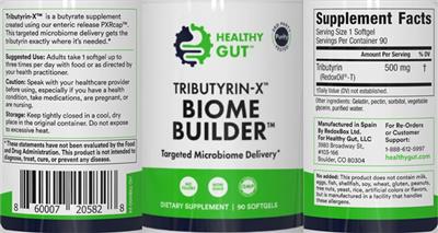Tributyrin-X Biome Builder label