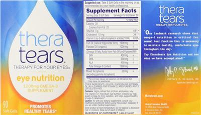 Eye Nutrition label