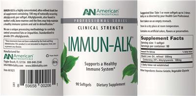 Immun-Alk label