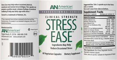 Stress Ease label