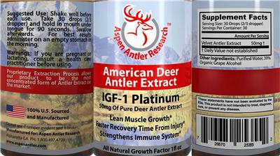 IGF-1 Platinum label