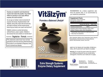 Vitalzym label
