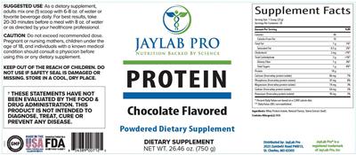 Protein Chocolate Flavored label