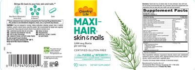 Maxi-Hair label