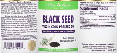 Black Seed label