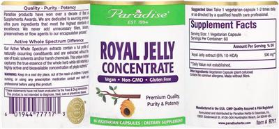 Royal Jelly label