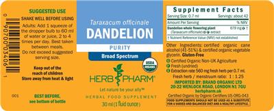 Dandelion label
